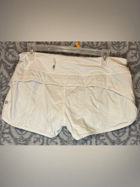 Lululemon Speed Up Shorts – White  size 8 - Picture 2 of 5